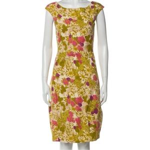 Barney's New York Floral Print Sheath Dress
Short Sleeve with Scoop Neck